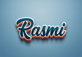 Cursive Name DP: Rasmi