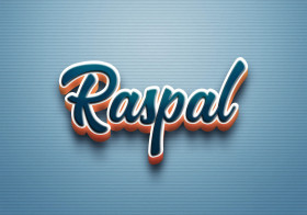 Cursive Name DP: Raspal