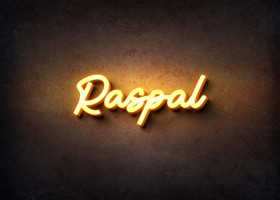 Glow Name Profile Picture for Raspal