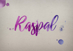 Raspal Watercolor Name DP
