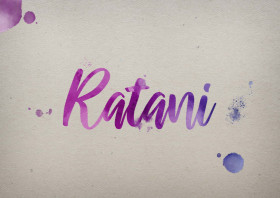 Ratani Watercolor Name DP