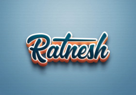 Cursive Name DP: Ratnesh