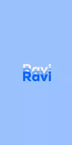 Ravi Name Wallpaper
