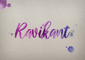 Ravikant Watercolor Name DP