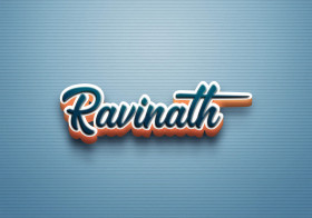 Cursive Name DP: Ravinath