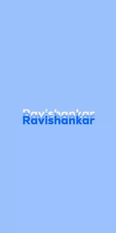 Name DP: Ravishankar