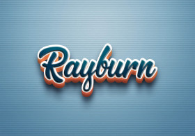 Cursive Name DP: Rayburn