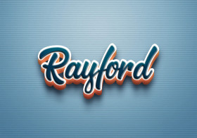 Cursive Name DP: Rayford
