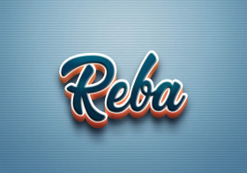 Cursive Name DP: Reba