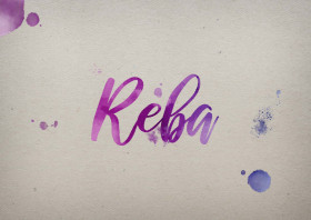 Reba Watercolor Name DP