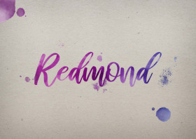 Redmond Watercolor Name DP