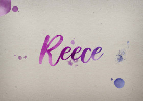 Reece Watercolor Name DP