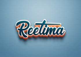 Cursive Name DP: Reetima
