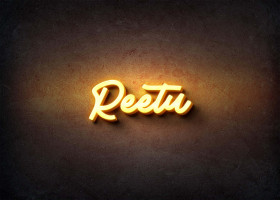 Glow Name Profile Picture for Reetu