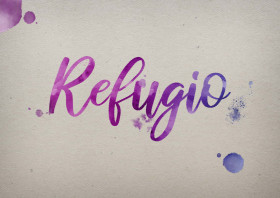 Refugio Watercolor Name DP