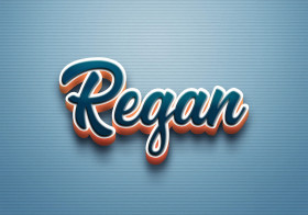 Cursive Name DP: Regan