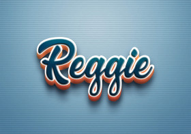 Cursive Name DP: Reggie