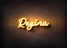 Glow Name Profile Picture for Regina