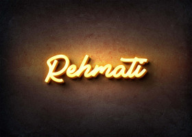 Glow Name Profile Picture for Rehmati