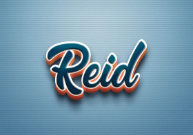Cursive Name DP: Reid