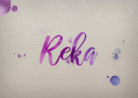 Reka Watercolor Name DP