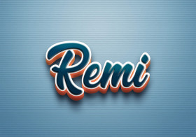 Cursive Name DP: Remi