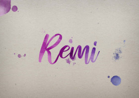 Remi Watercolor Name DP