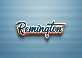 Cursive Name DP: Remington