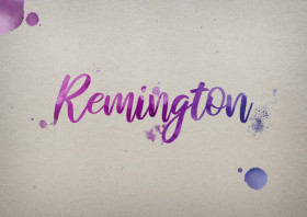 Remington Watercolor Name DP