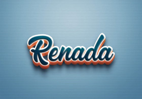 Cursive Name DP: Renada