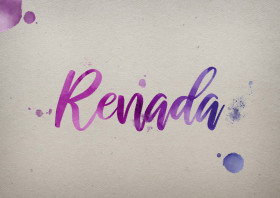 Renada Watercolor Name DP