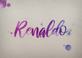 Renaldo Watercolor Name DP