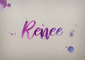 Renee Watercolor Name DP