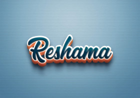 Cursive Name DP: Reshama