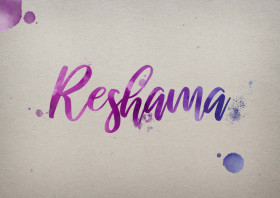 Reshama Watercolor Name DP