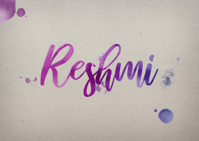 Reshmi Watercolor Name DP