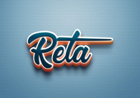 Cursive Name DP: Reta
