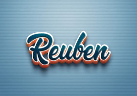 Cursive Name DP: Reuben