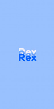 Name DP: Rex