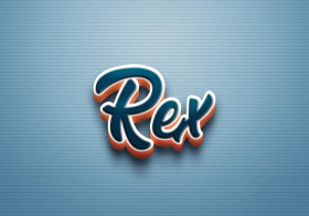 Cursive Name DP: Rex