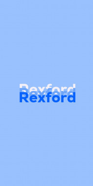 Name DP: Rexford