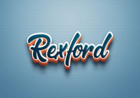 Cursive Name DP: Rexford
