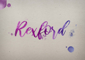 Rexford Watercolor Name DP