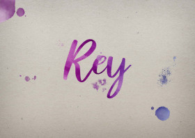 Rey Watercolor Name DP