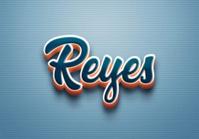 Cursive Name DP: Reyes