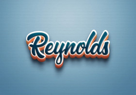 Cursive Name DP: Reynolds