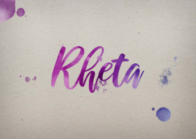 Rheta Watercolor Name DP