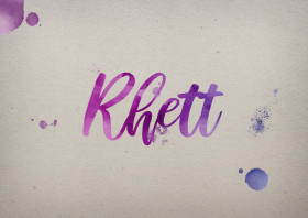 Rhett Watercolor Name DP