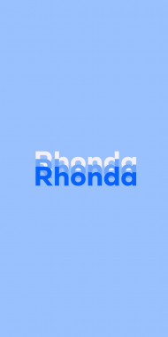 Name DP: Rhonda