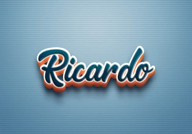 Cursive Name DP: Ricardo
